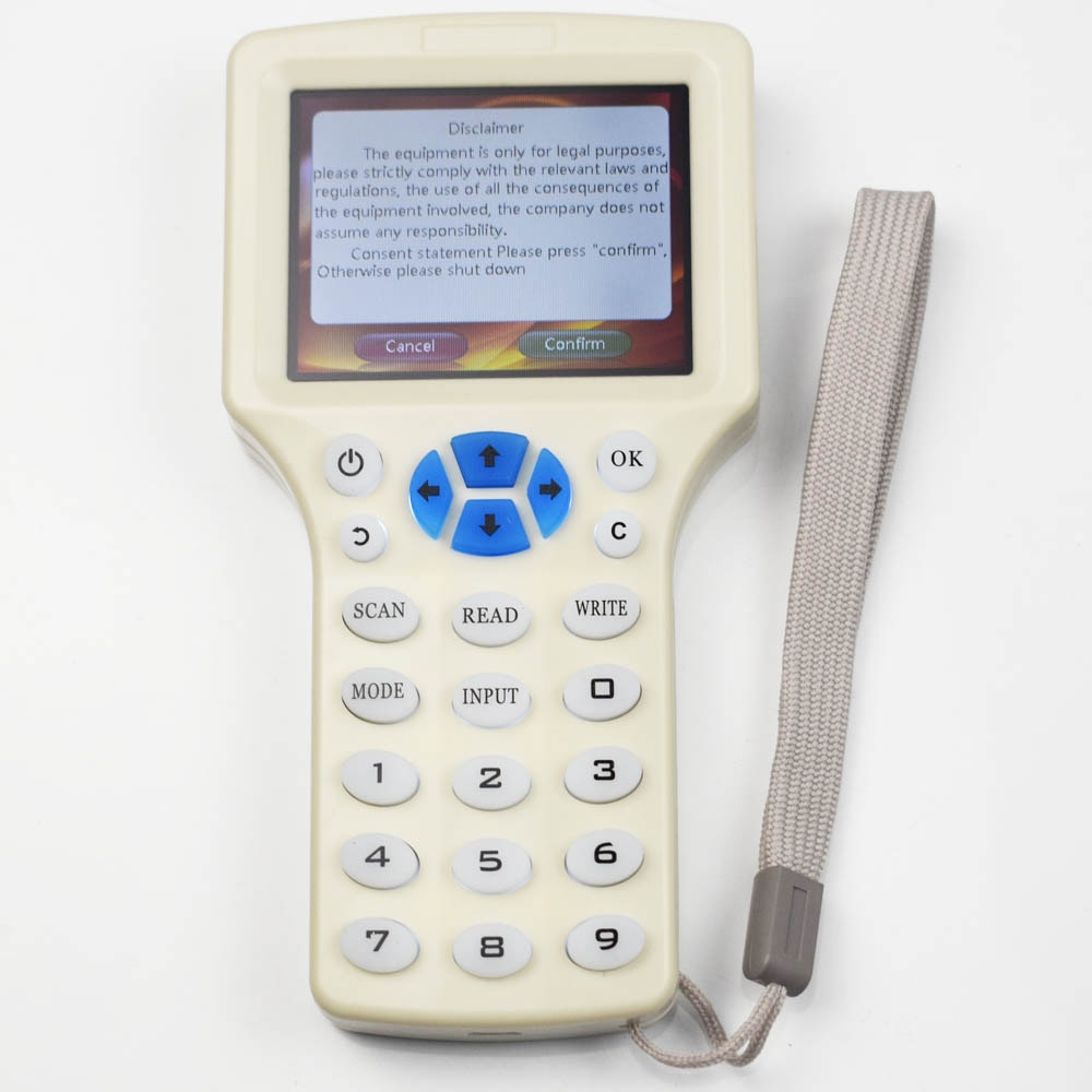 RFID Copier Writer Readers Duplicator 125KHz 13.56MHz USB Programmer NFC Smart 10 Frequency Key Fob Cards Reader UID Decoder