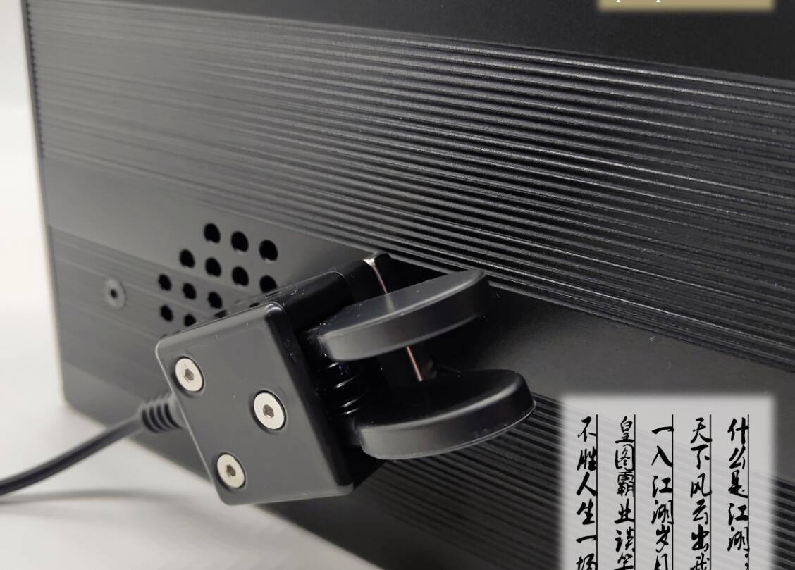 Qu -2020a mini dobbelt paddle nøgle morse nøgle cw nøgle automatisk base magnetisk adsorption til kortbølge radio