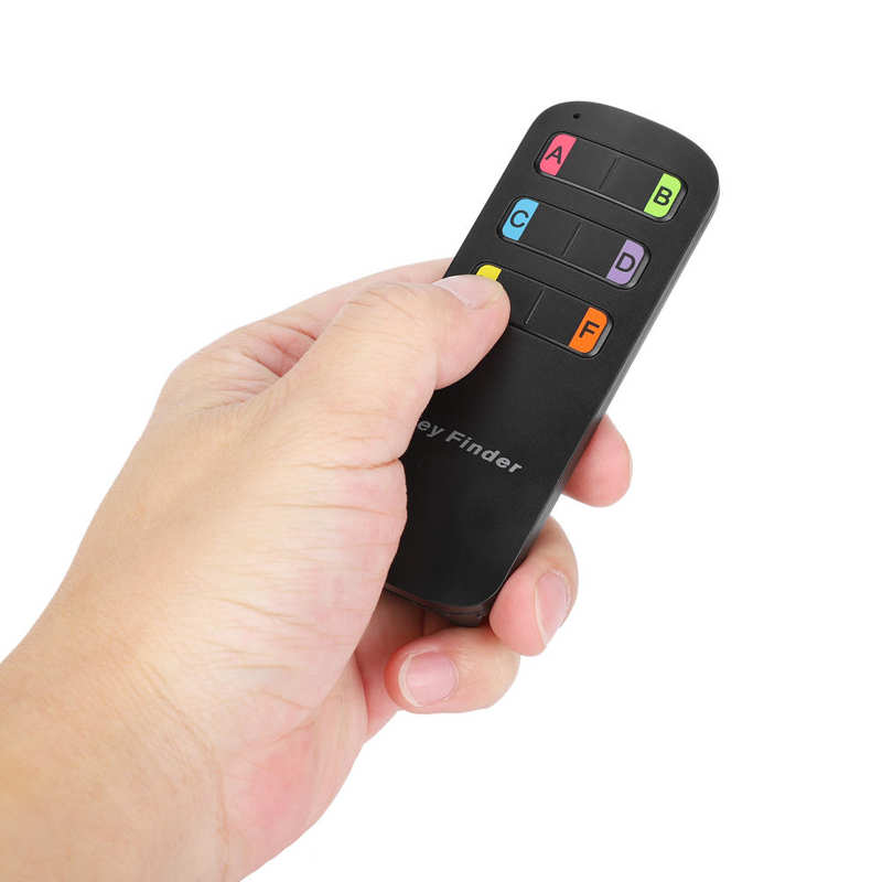 Anti-Lost Wireless Key Finder Remote Sound Alarm Locator Reminder with 6Pcs Receivers
