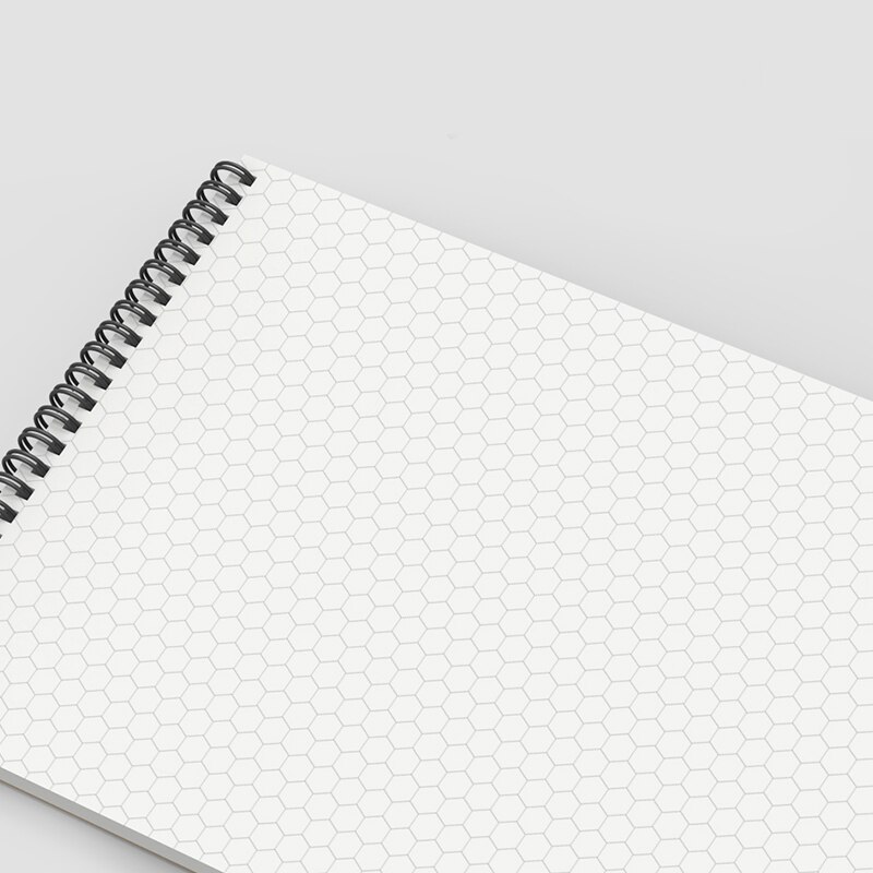 Hexagonal Graph Rule Paper Notebook for Organic and Bio Chemistry: Graph Notebooke Lab Book Graph and Lined Spiral Notebook