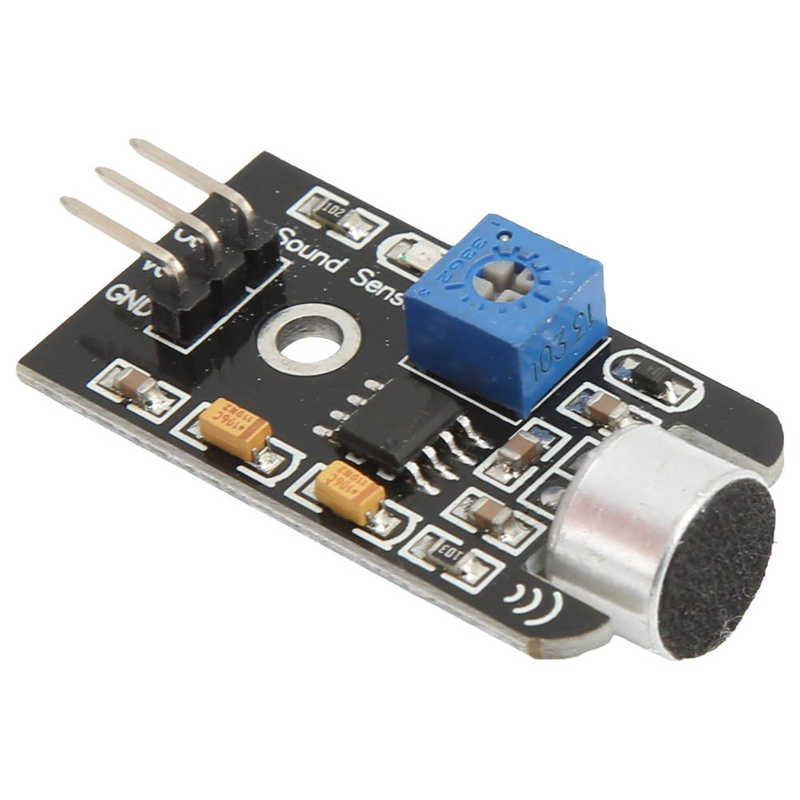 Microphone Sound Module High Sensitivity Voice Detection Module 5V for DIY Projects