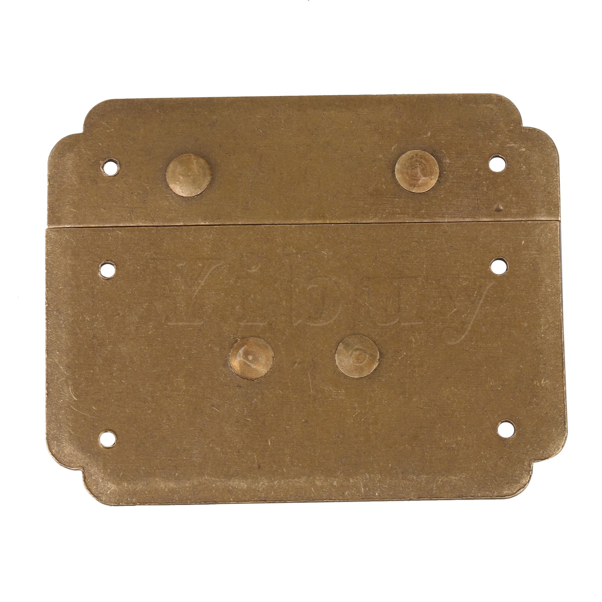 Drawer Bronze Clasp 5x4x0.08cm Hinge Buckle Decorating Cabinets Latch