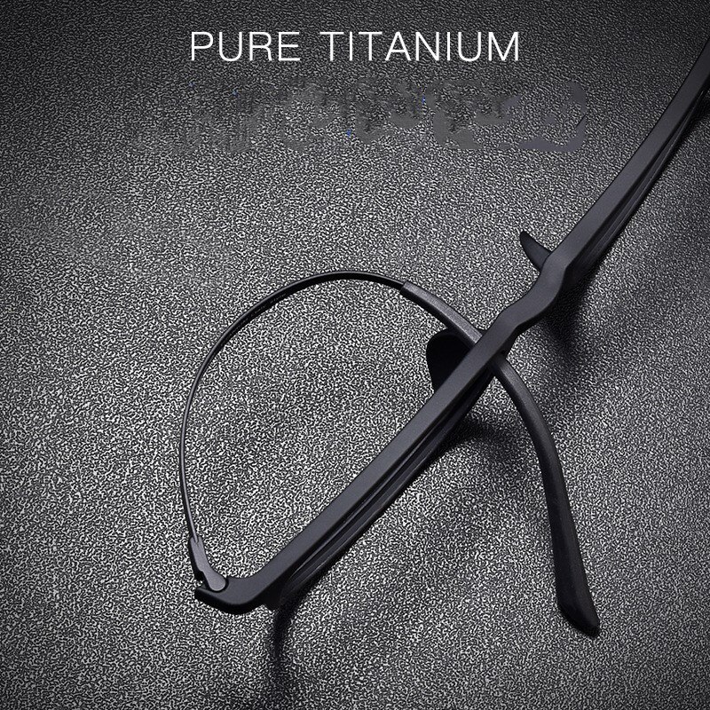 Yimatuili Comfortabele Vierkante Hoge Quali TR90 Eyewear Mannen Ultra Licht Puur Titanium Recept Brillen Frame Optica Y8808