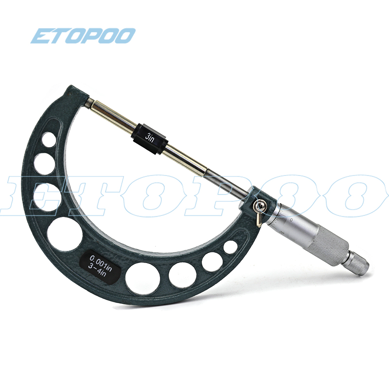 0-4inch Outside Micrometers in sets inch micrometer 0-1" 1-2" 2-3" 3-4'