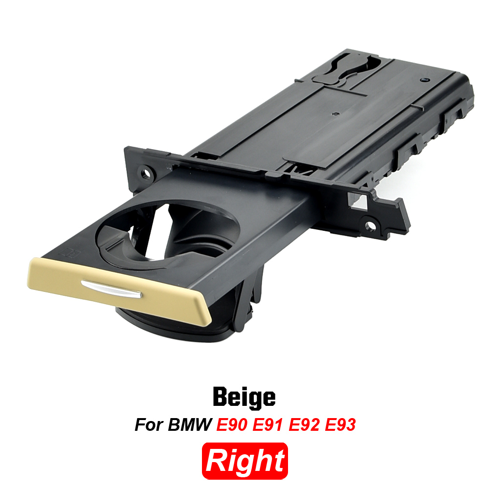 Para BMW E90 E91 E92 E93 LHD Panel de soporte para vasos de coche tira Interior embellecedora para BMW Serie 3 M3 2005 51457138798: YELLOW