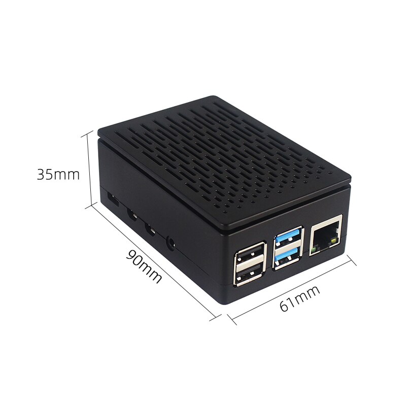 Raspberry Pi 4 Model B ABS Case with (Optional) 3.5 Inch Display Touch Screen/Cooling Fan/2 Color Shell for Raspberry Pi 4B