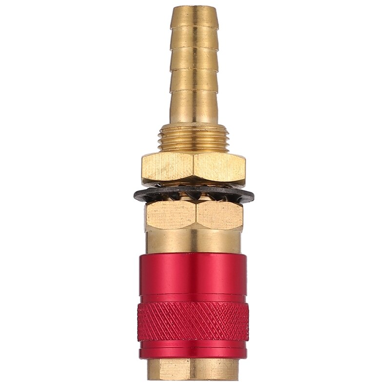 -2Pcs/Set 8Mm Quick Connector Fittings Watergekoelde & Gas Adapter Fitting Slang Voor Tig Lastoorts Gereedschap accessoires