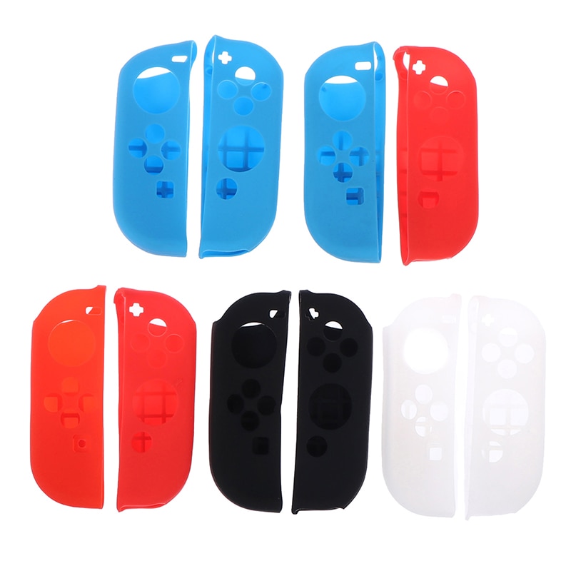 1 paio di Gomma Della Cassa Del silicone Joycon controllore Copertura Del gel presa per Nintendo Interruttore