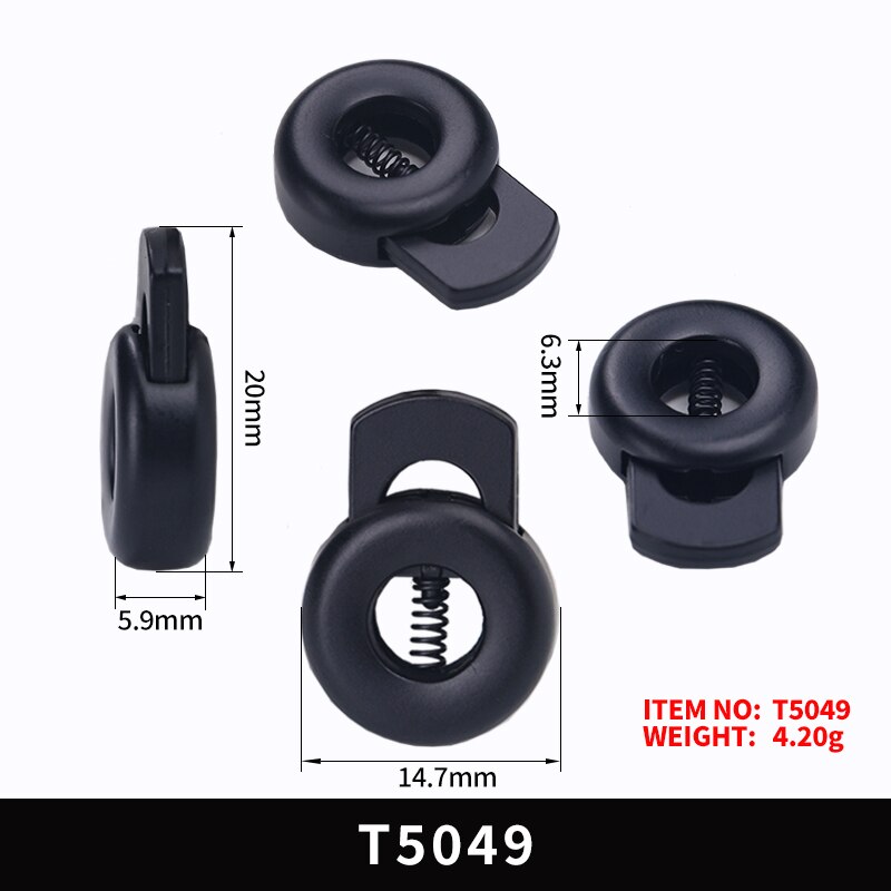 30Pcs Double Hole Cord Locks Plastic Slider Toggle... – Grandado