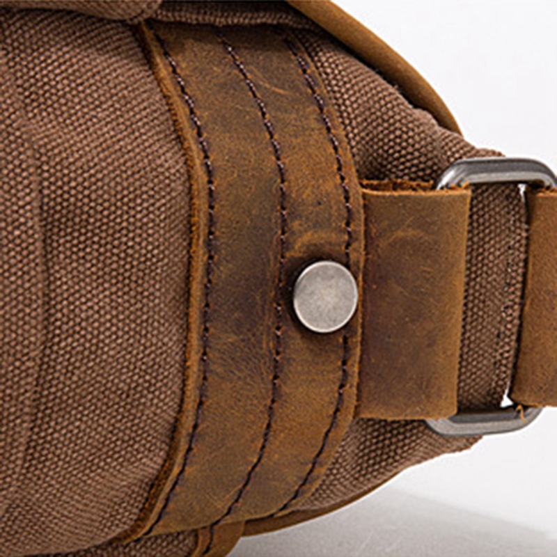 Tftp-Vintage Canvas Tas Aktetas Europa En Amerika Schouder Messenger Bag