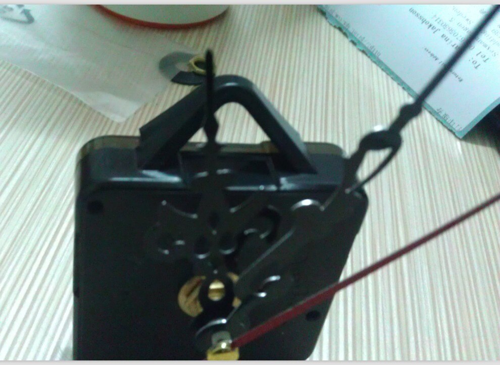 HANGER Hook Quartz Clock Movement Kit Spindle Mechanism WITH HANDS 10pcs