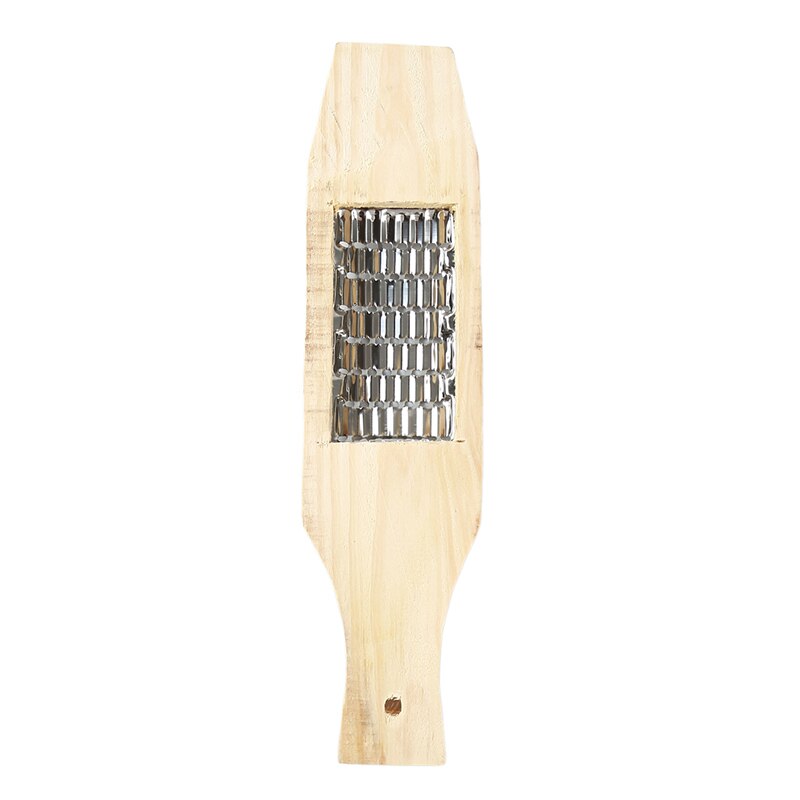 Multifunctionele hout + roestvrij staal kaasrasp fruit dunschiller rasp microplane kruidenrasp fruit groentesnijder