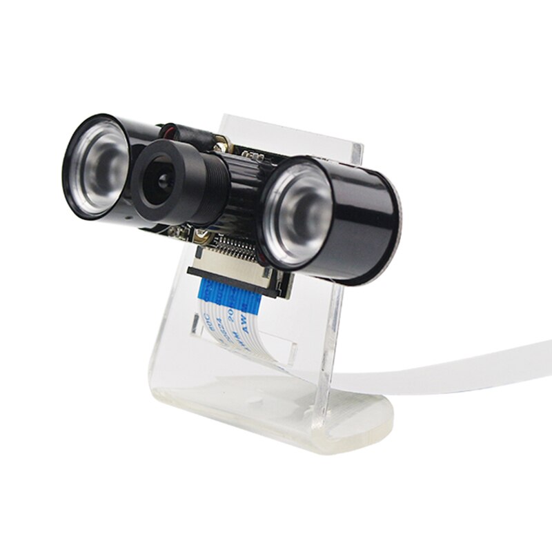 5mp cameramodule voor raspberry  pi 4b/3b+/3b/2b infrarood nachtzicht 1080p camera met houder