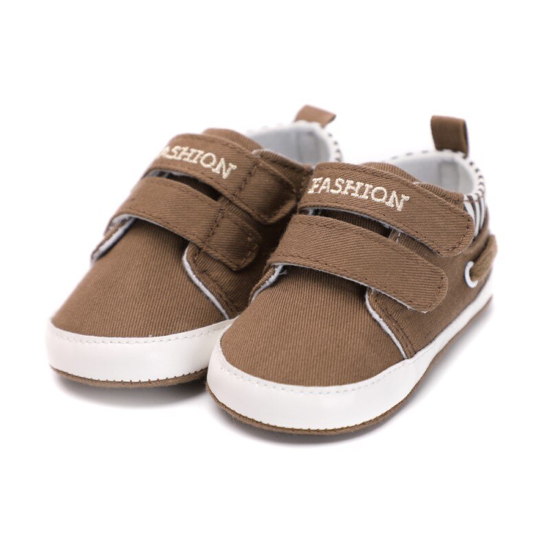 Bobora Spring Autumn Kids Boy Toddler Shoes Soft Soled Bottom Baby Crib Shoes Indoor Toddler Shoes Prewalkers 0-18M: Brown / 18M