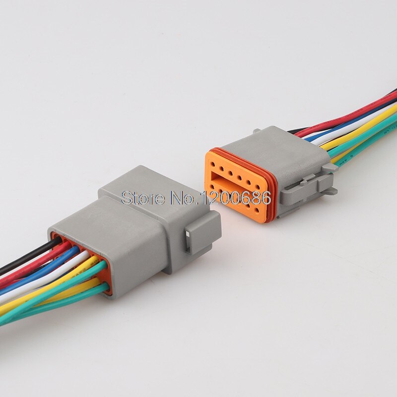20CM Deutsch DT 2 3 4 6 8 12 broches connecteur de fil électrique étanche Kit de prise harnais de fil