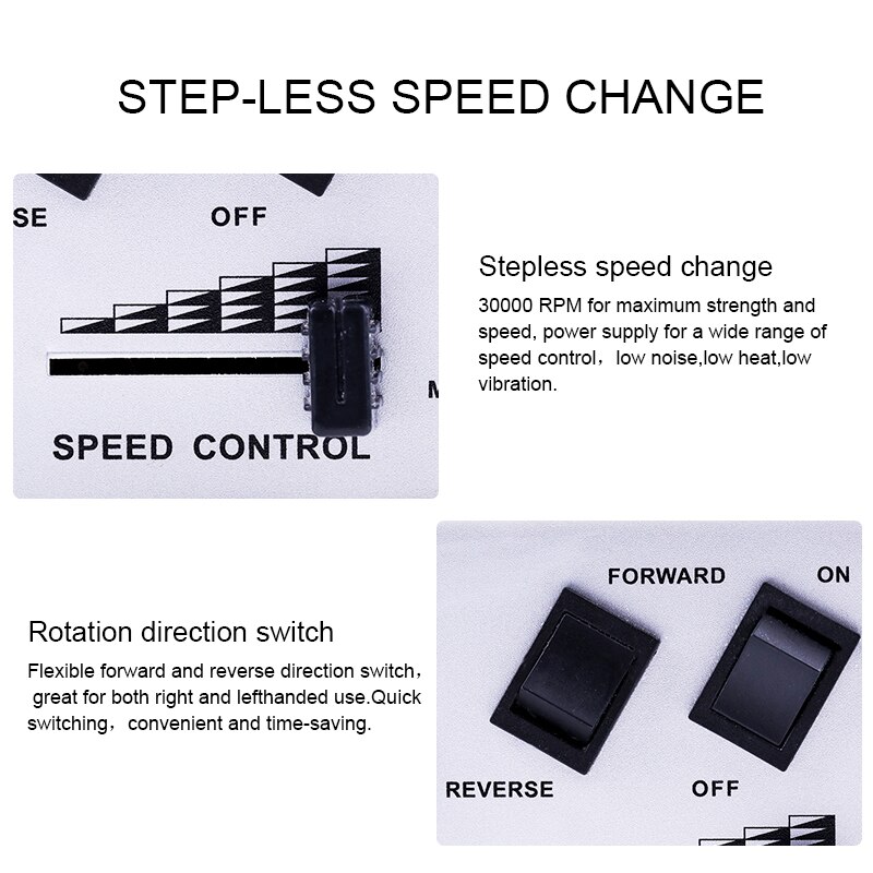 Koskoe Salon Elektrische Nail Boor Machine Apparatuur Set 30000Rpm Nagels Bestand Slijpen Pedicure Nail Art Gereedschap Acryl Gel