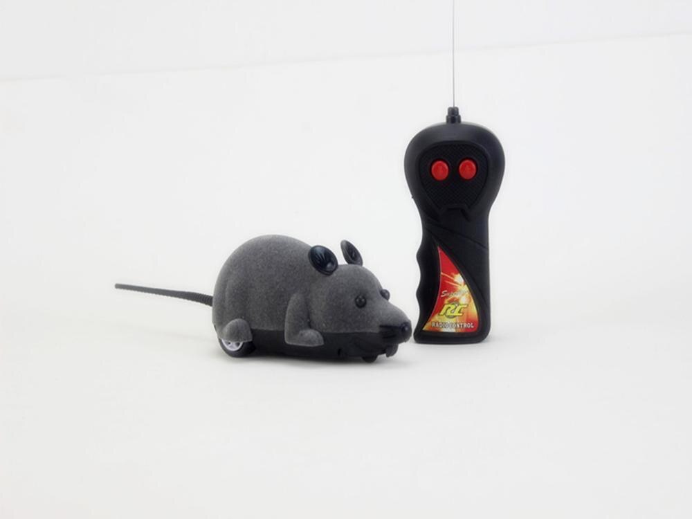 nuevos juguetes del ratón inalámbrico RC ratones gato juguetes de Control remoto falsa Mouse novedad RC divertida del gato jugando ratón juguetes para gatos: gary / 16 x 7 x 8cm