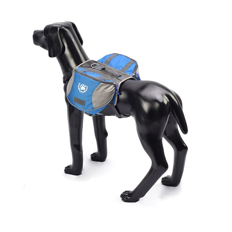M/L-bolsa para alforjas de perro, arnés ajustable, mochila Transportín de exterior transpirable para mascotas, para perros grandes, viajar, senderismo y Camping