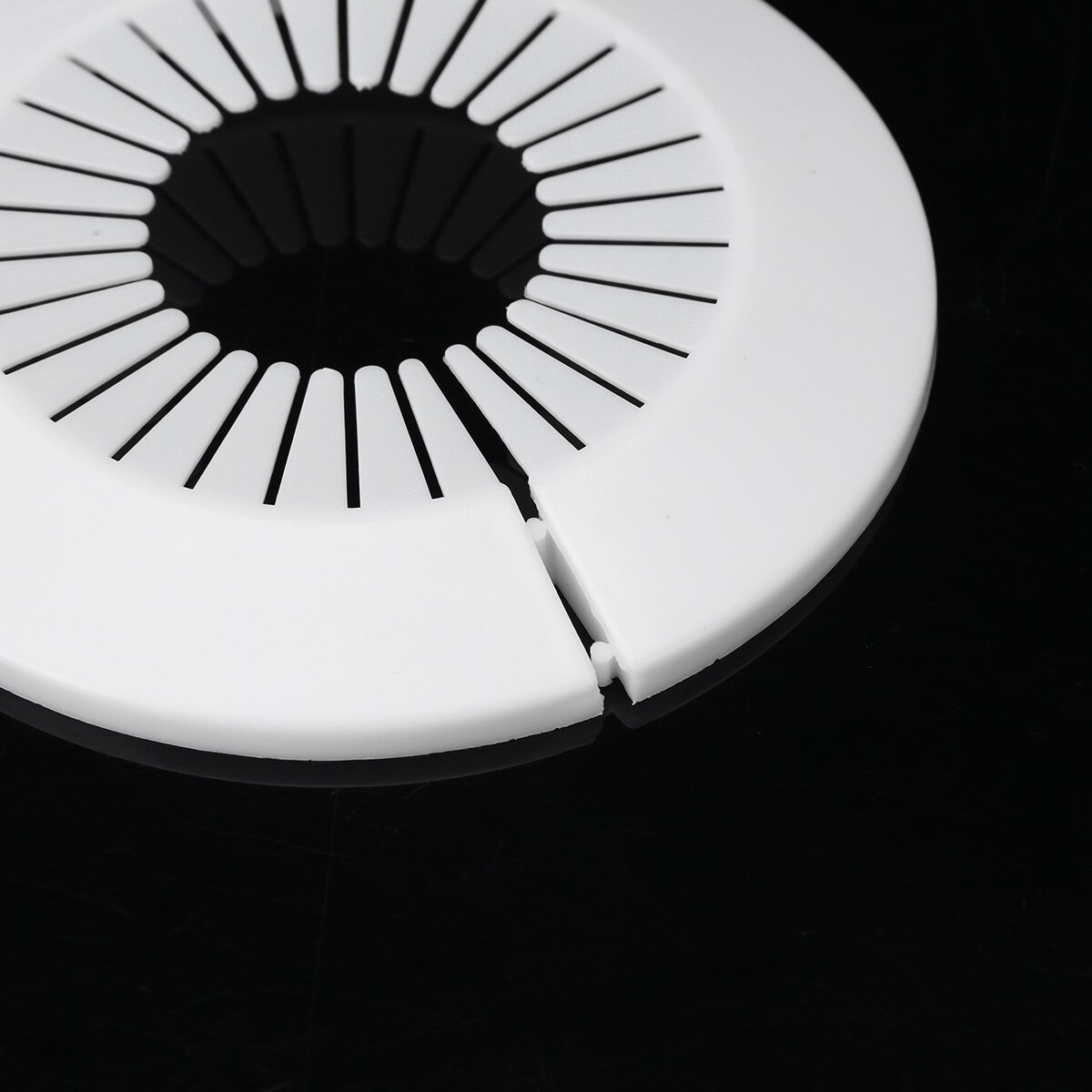 5/10 Water Pipe Decorations Snap On Plastic Radiator Escutcheon Drain Line Collar Cover Bathroom Kitchen Faucet Angle Valve Caps