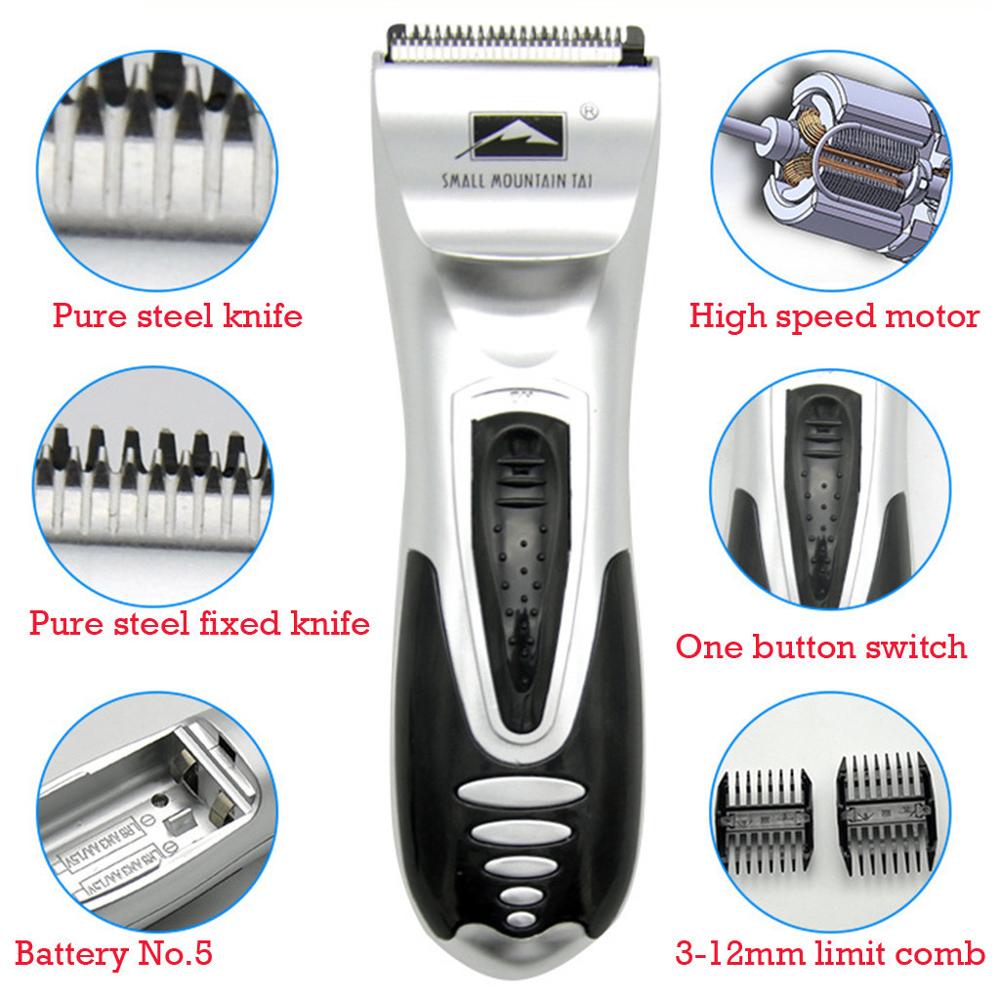 Electric Hair Clipper Metal Hair Clipper Electric Cordless Hair Grooming Home Haircut Hair Trimmer For Adult Kid4FM