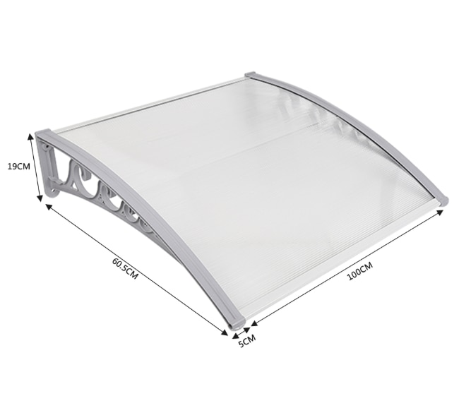 Duurzaam Deur Luifel Luifel Poly Carbonaat Front Back Deur & Venster Luifel Voor Outdoor Entree Deur-Venster Luifel Luifel hwc