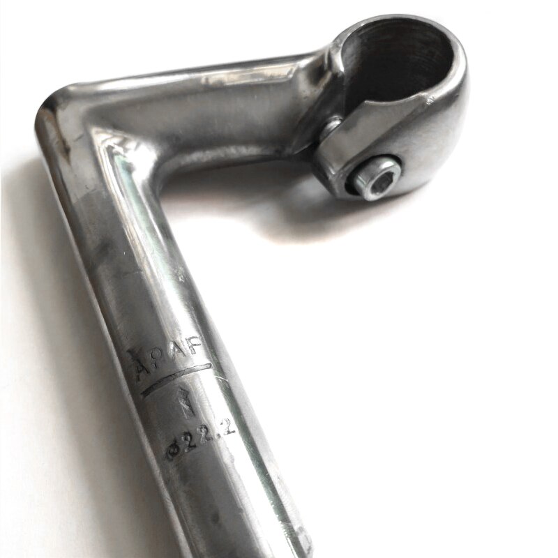 Klassisk sykkelpinne med gåsehalsstamme for styre aluminiumslegering retro sykkelstyrestige 25.4 landeveissykkeltilbehør og t8