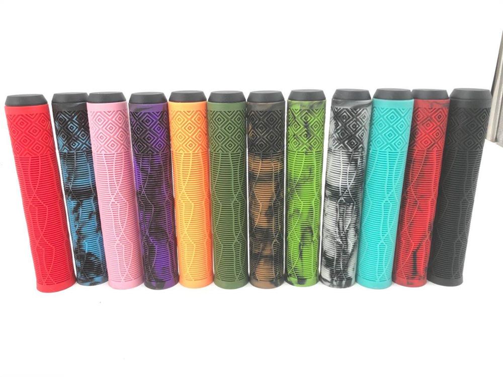 Cool price BMX stunt scooter grips super soft durable 166mm rubber