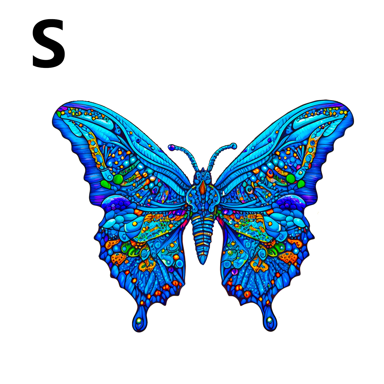 Einzigartige Holzpuzzles „Baum des Lebens“ – unregelmäßiges Puzzle in Tierform, lustiges Freizeitspielzeug, perfektes für Weihnachten, Geburtstage: Silber