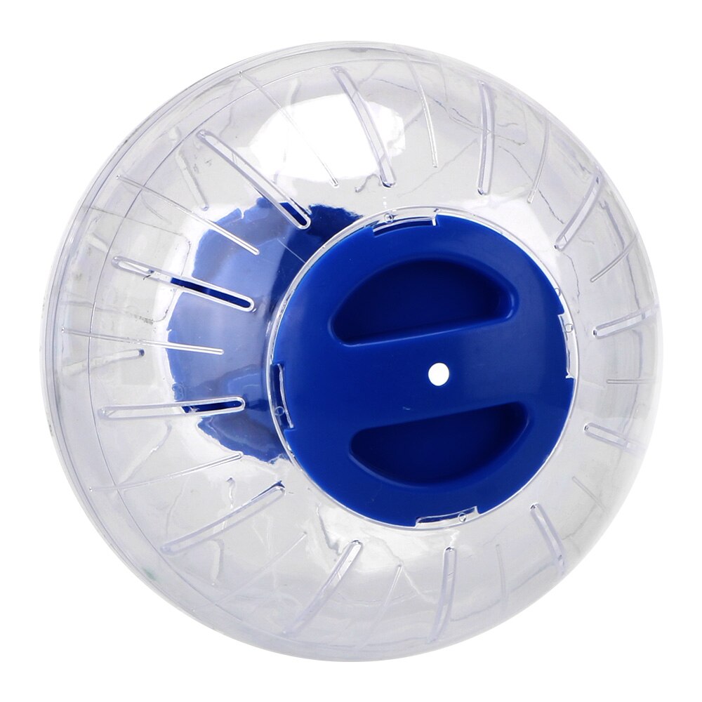 Outdoor Sport Ball Plastic Pet Rodent Mice Jogging Ball Hamster Gerbil Rat Exercise Portable Hamster Running Balls: Blue