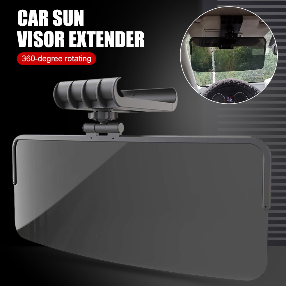 Car Sun Visor Extender Anti-Glare Sun Blocker Windshield Sunshade Adjustable Sun Protection Universal Extension For Car SUV