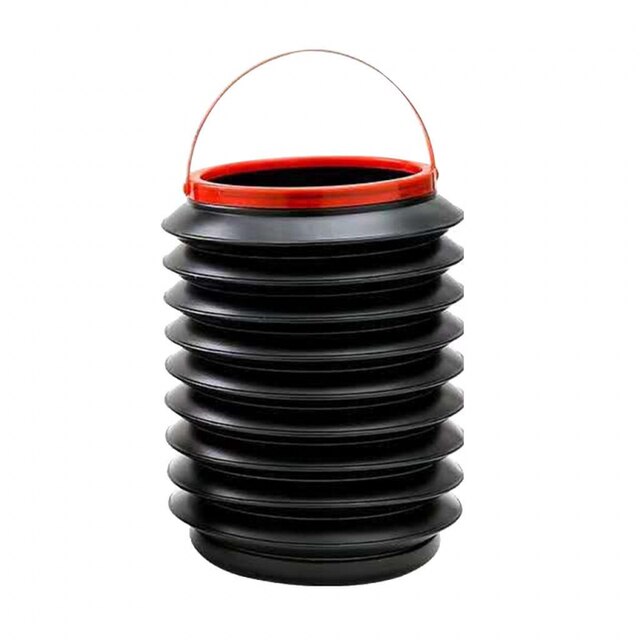 Cubo de basura telescópico multifunción de 4L, contenedor de basura para coche, Cubo de almacenamiento de plástico, soporte para caja: Without Cover