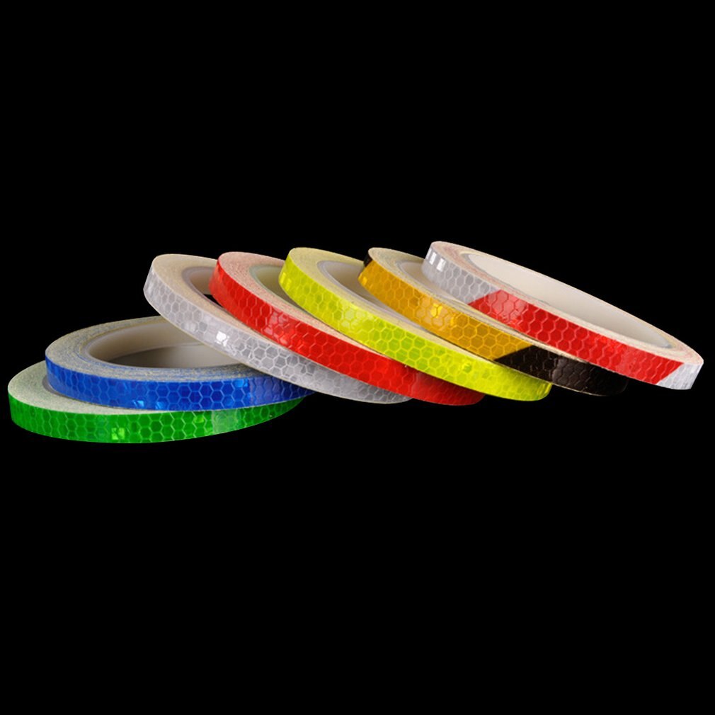 Reflective Tape Fluorescent MTB Bike Bicycle Cycling MTB Reflective Stickers Adhesive Tape Bike Stickers Bicycle Accessories