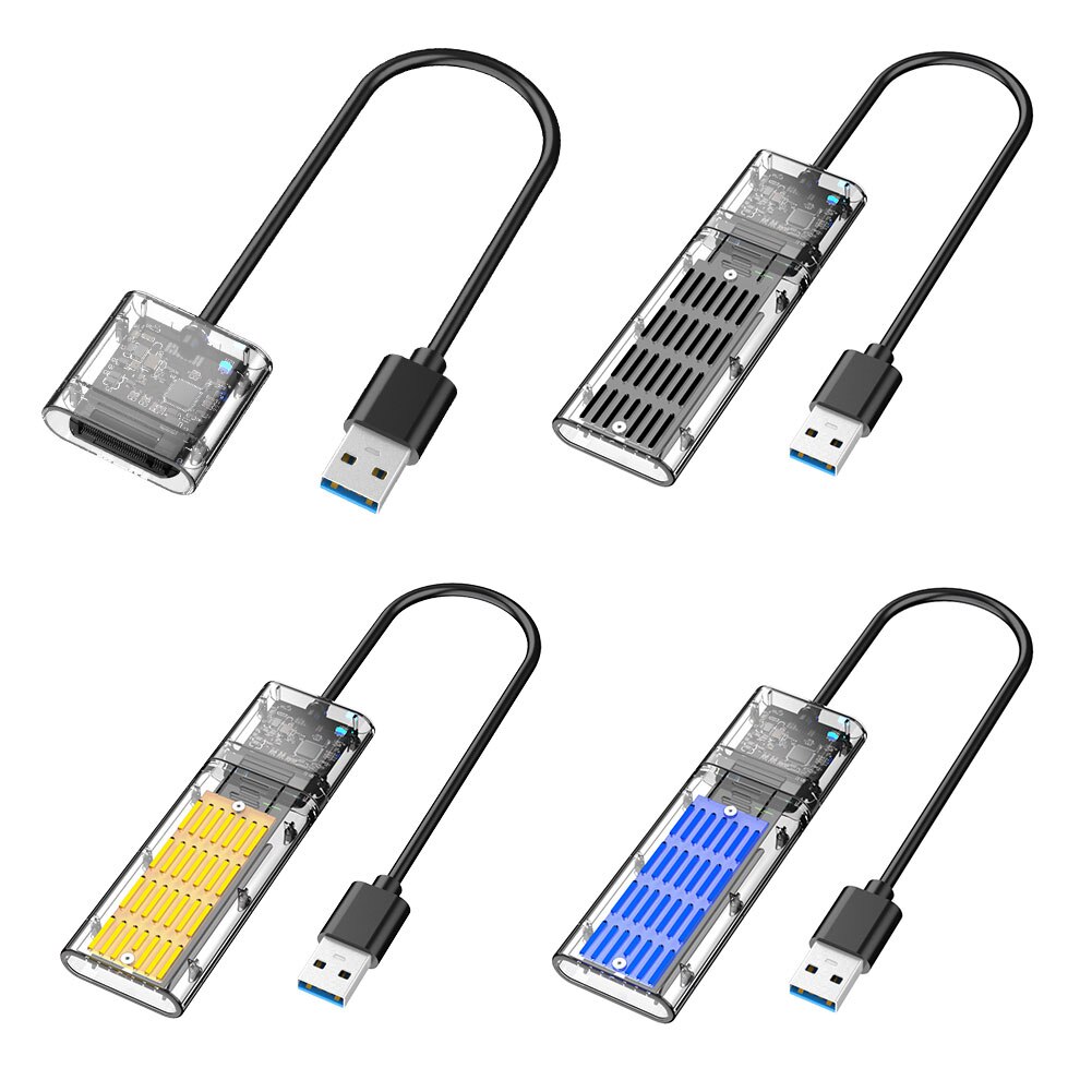 M2 ssd-fodral sata-chassi m .2 to usb 3.0 gen 1 5 gbps ngff sata b nyckel ssd-adapter mobil hårddisk disklåda