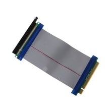PCIe 16X PCI Express PCI-e 16X om 16X Riser Extender Card Adapter Flexibele Kabel Feb6