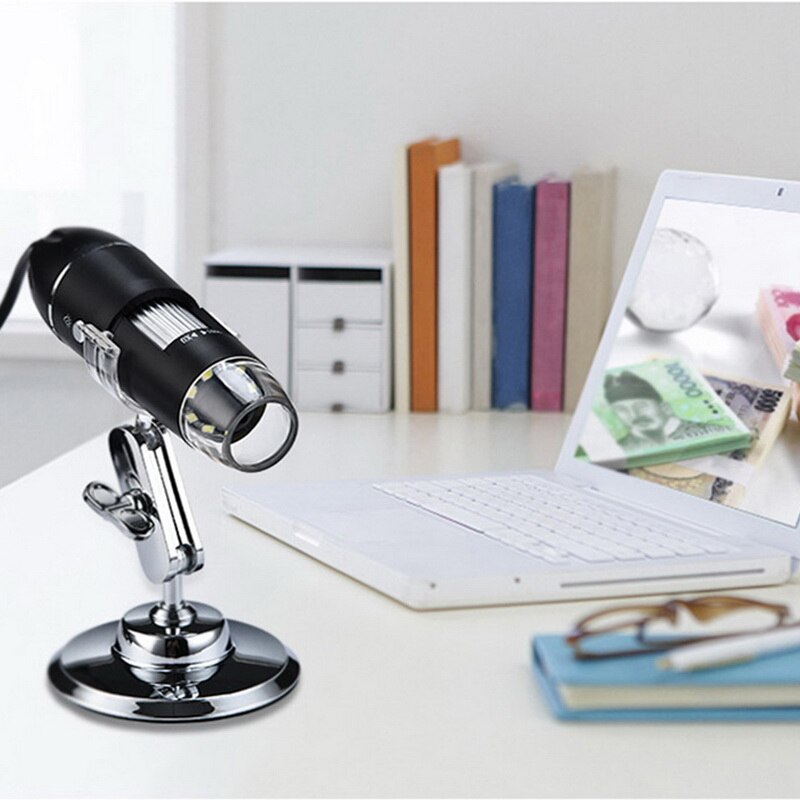 Megapixels 500x 1000x 1600x 8 led digitale usb microscoop microscoop vergrootglas elektronische stereo usb endoscoop camera