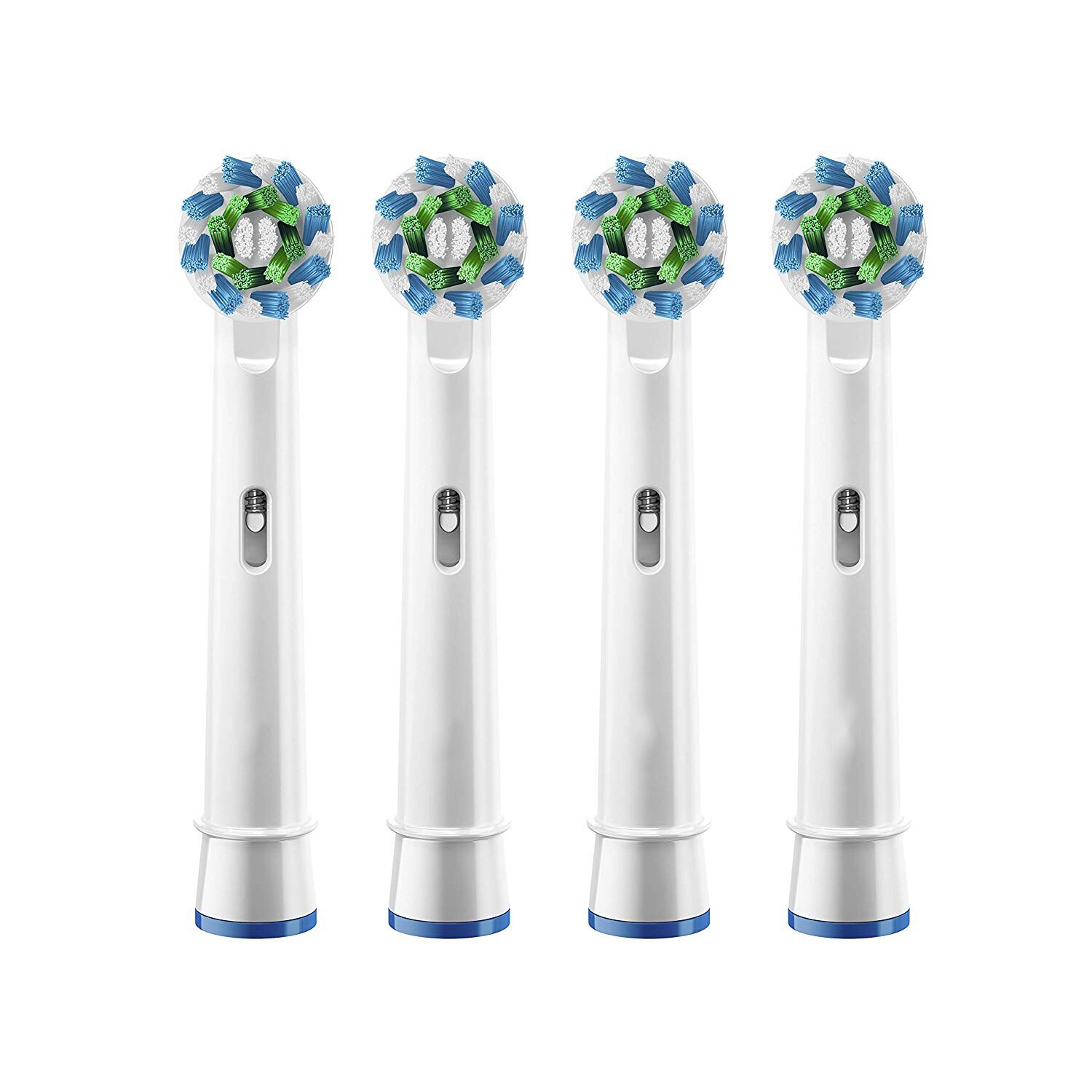 EB50 EB20 Dual Clean Opzetborstels Voor Oral B D12 D16 D100 Cross Actie Floss Action Elektrische Tandenborstel Heads zwart: EB50
