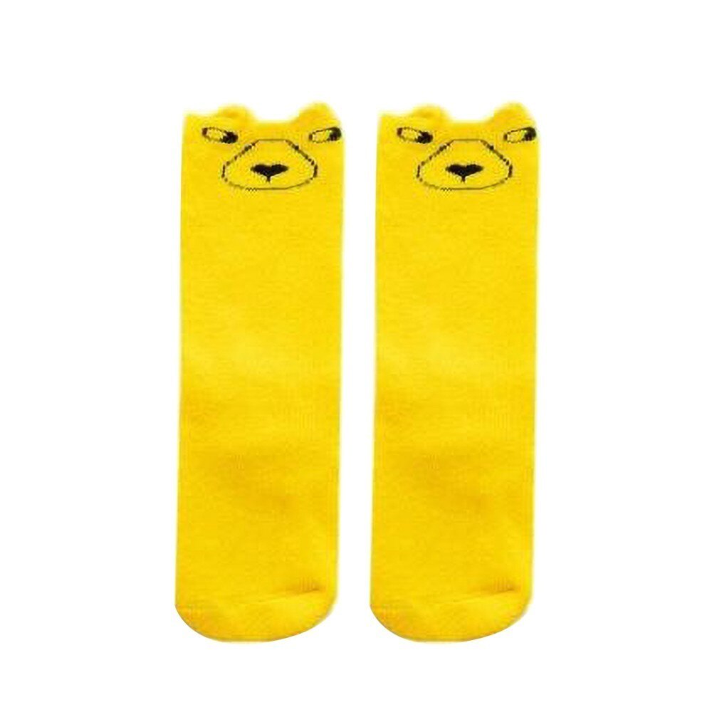 nueva lindo de dibujos animados de Niños de algodón calcetines de estéreo de tubo cómodo bebé Calcetines antideslizantes Calcetines