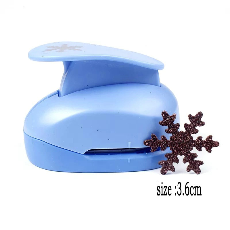 1.5cm-7.2cm snowflake shape craft punch paper punches scrapbooking puncher DIY handmade paper cutter foam punch EVA punch flower