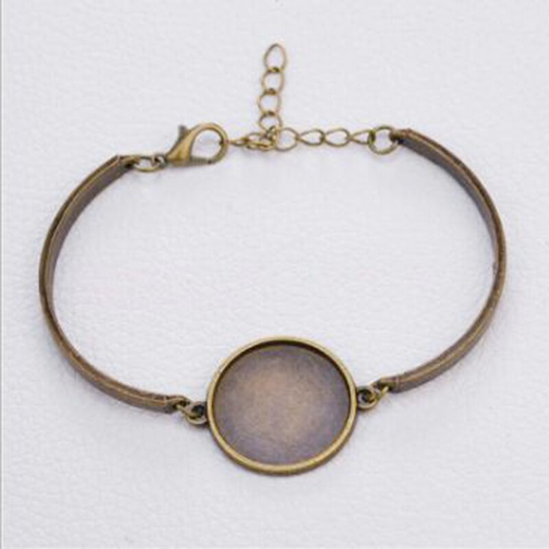Novo 10 pçs sublimação pulseiras círculo base moda transferência de calor diy pulseira em branco jóias consumíveis em branco suprimentos: Bronze