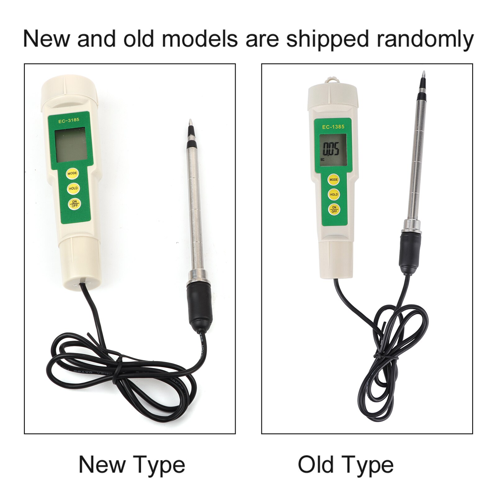 EC-3185 Portable Soil Meter EC/TDS/CF Soil Tester Salinity Meter for Agricultural Horticultural Planting PH Measuring Tool