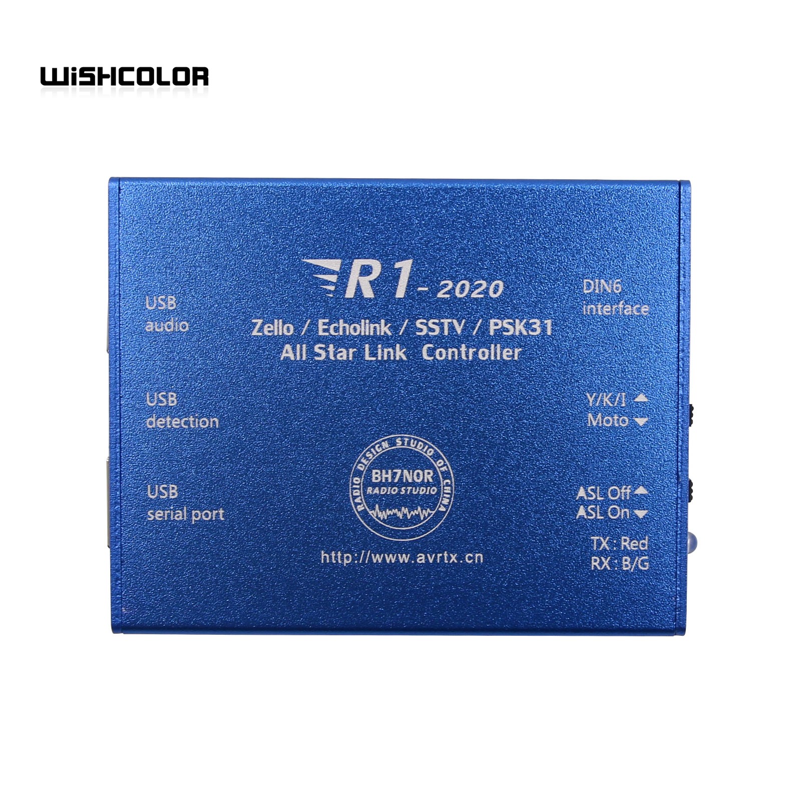 Wishcolor R1 Kit B USB Audio Interface All Star Link Controller USB Sound Card Version for Echolink SSTV PSK31 YY
