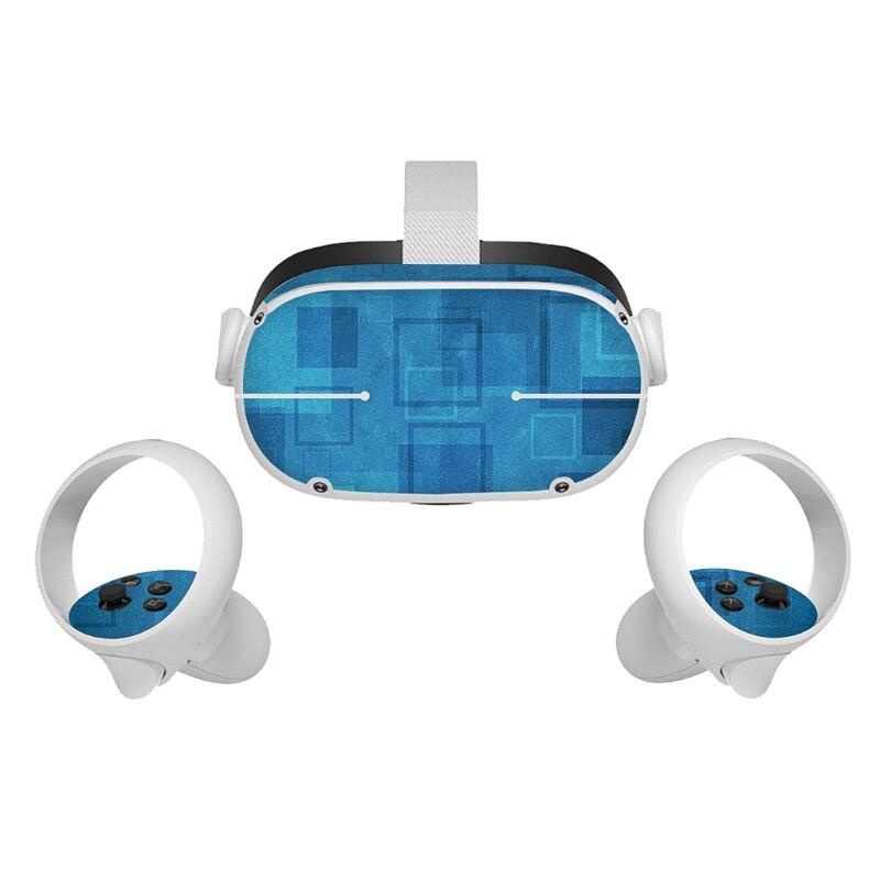 Pegatina de piel para auriculares oculus Quest 2, calcomanías de decoración de realidad Virtual, 1XCB