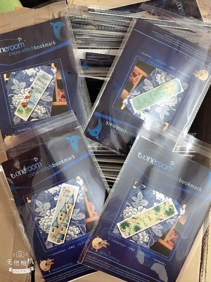 017 DIY Craft Stich Kruissteek Bookmark Kerst Plastic Stof Handwerken Borduren Ambachten Geteld Cross-Stitching Kit