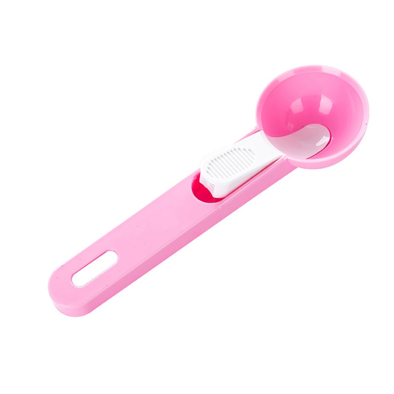 Plastic Ice Cream Scoop With Release Button Watermelon Frozen Yogurt-Sorbet Jelly And Fruit Digging Spherical Shape Scoop: A3