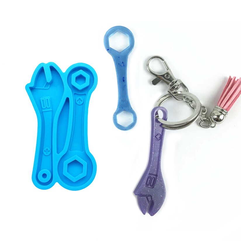 Spanner Wrench Silicone Mold Resin Tools Sugarcraft Chocolate Cupcake Baking Mould Fondant Cake Decorating Tools