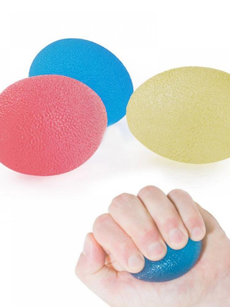 Silicone Ball Grip Practice Finger Hand Strength Rehabilitation Training Handball Vent Trainer