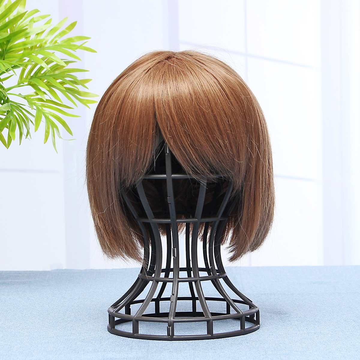 Plastic Stands Hat Cap Holder Storage Rack Support Dryer Tool Foldable Multi-Purpose Training Head Hair Head Stand Black/Purple