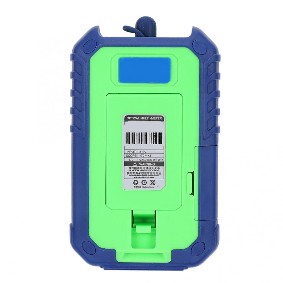 High Precision Mini Optical Power Meter Multi-Function Cable Tester Tool with LED Light Fiber Optic Cable Tester