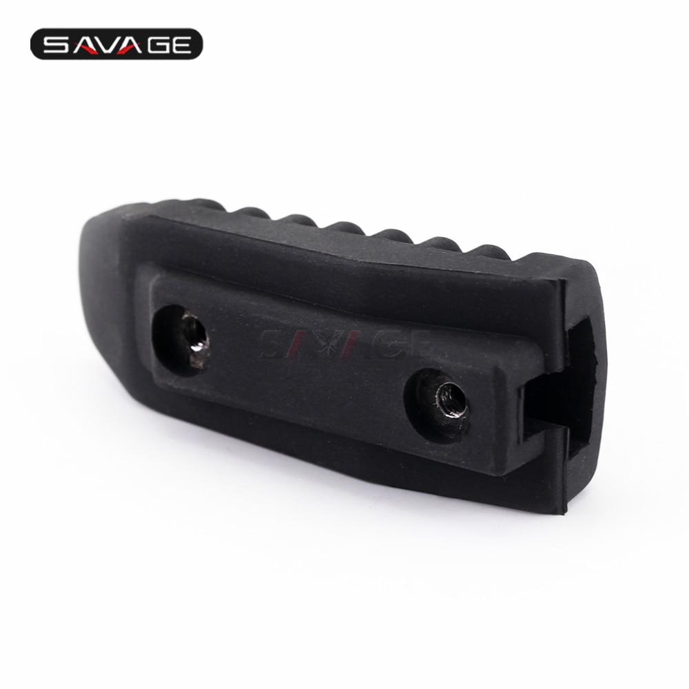 Reposapiés de goma con clavija para SUZUKI GSF 650 1250/S BANDIT SFV 650 Gladius, accesorios para motos, cubierta frontal de Pedal negra
