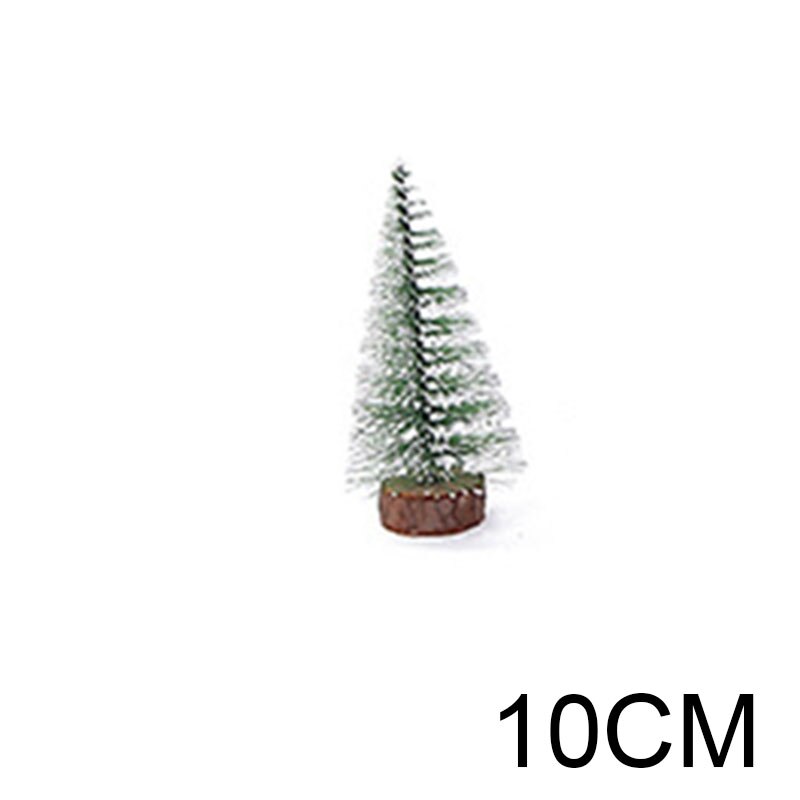 Mini Christmas Tree Small Pine Tree with Wooden Bases for Xmas Party Home Tabletop Tree Decor QJS Shop: 10cm